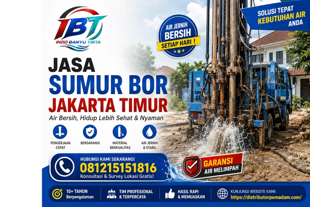 Jasa Sumur bor Jakarta Timur