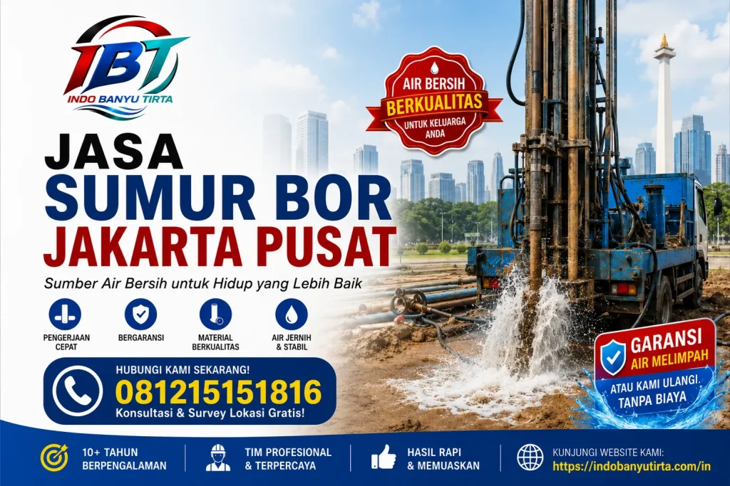 Jasa Sumur Bor Jakarta Pusat