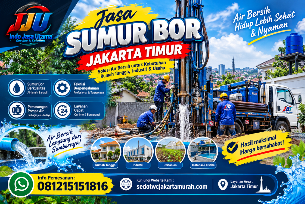 Jasa Sumur Bor Jakarta Timur