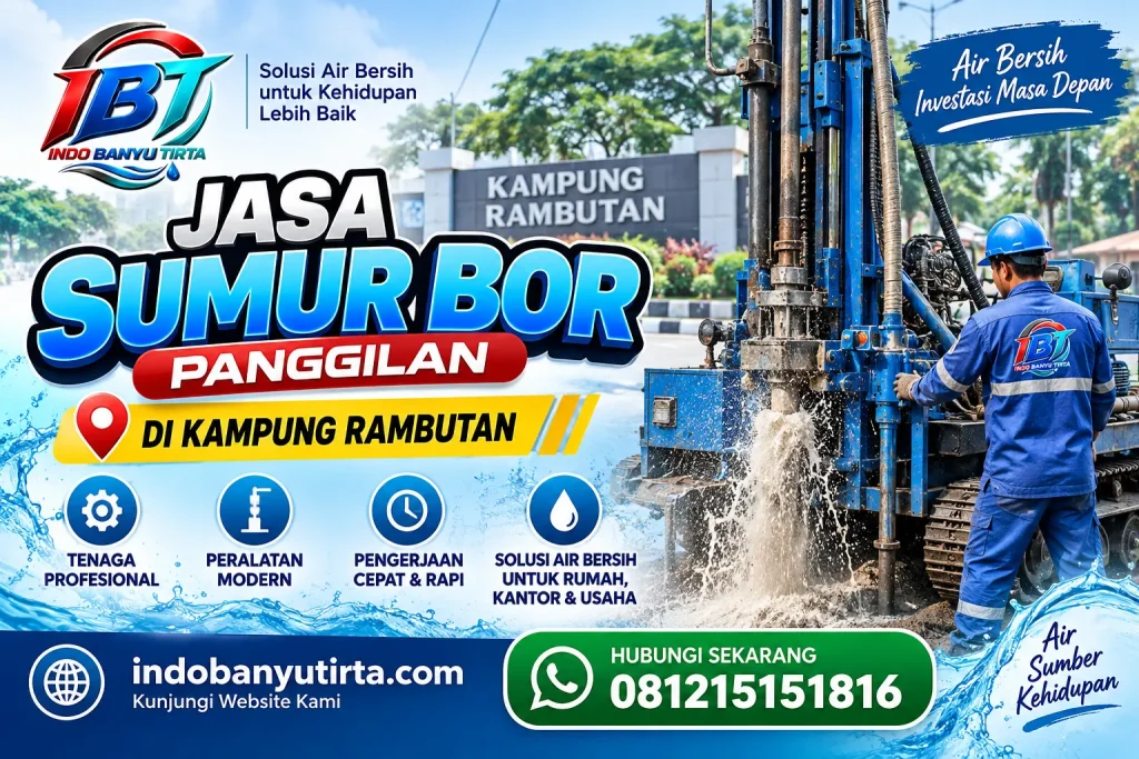 Jasa Sumur Bor Panggilan di Kampung Rambutan