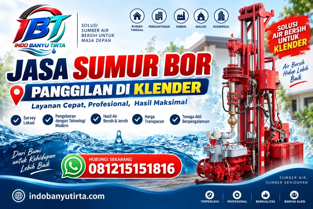 Jasa Sumur Bor Panggilan di Klender