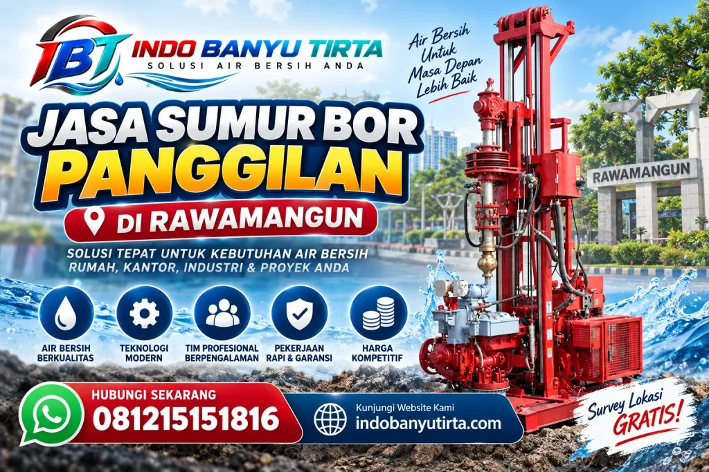 Jasa Sumur Bor Panggilan di Rawamangun