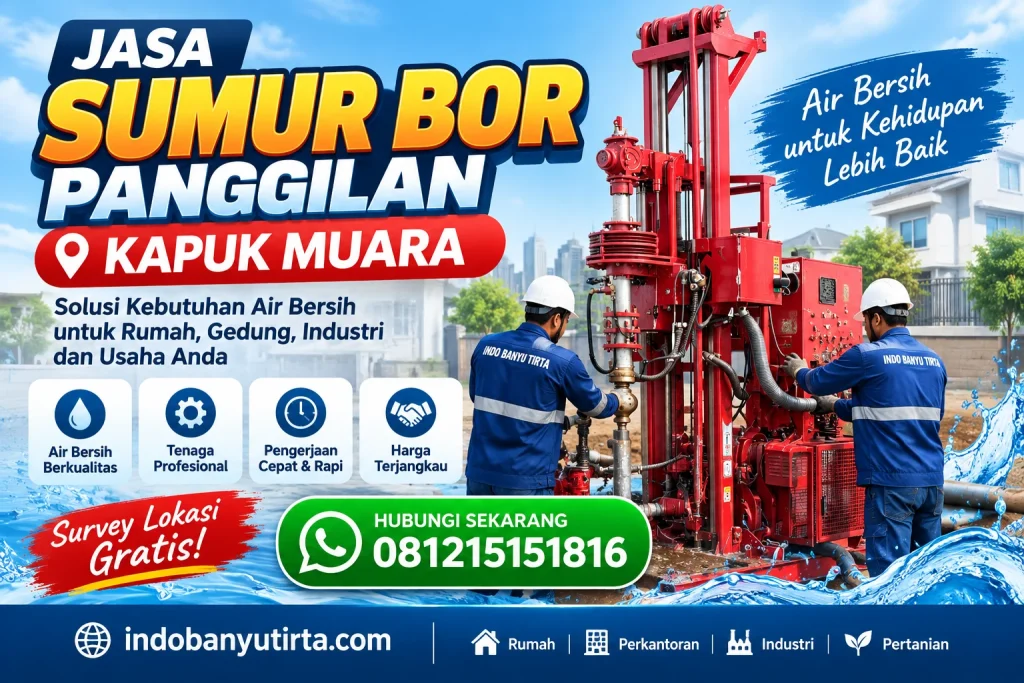 Jasa Sumur Bor Panggilan di Kapuk Muara