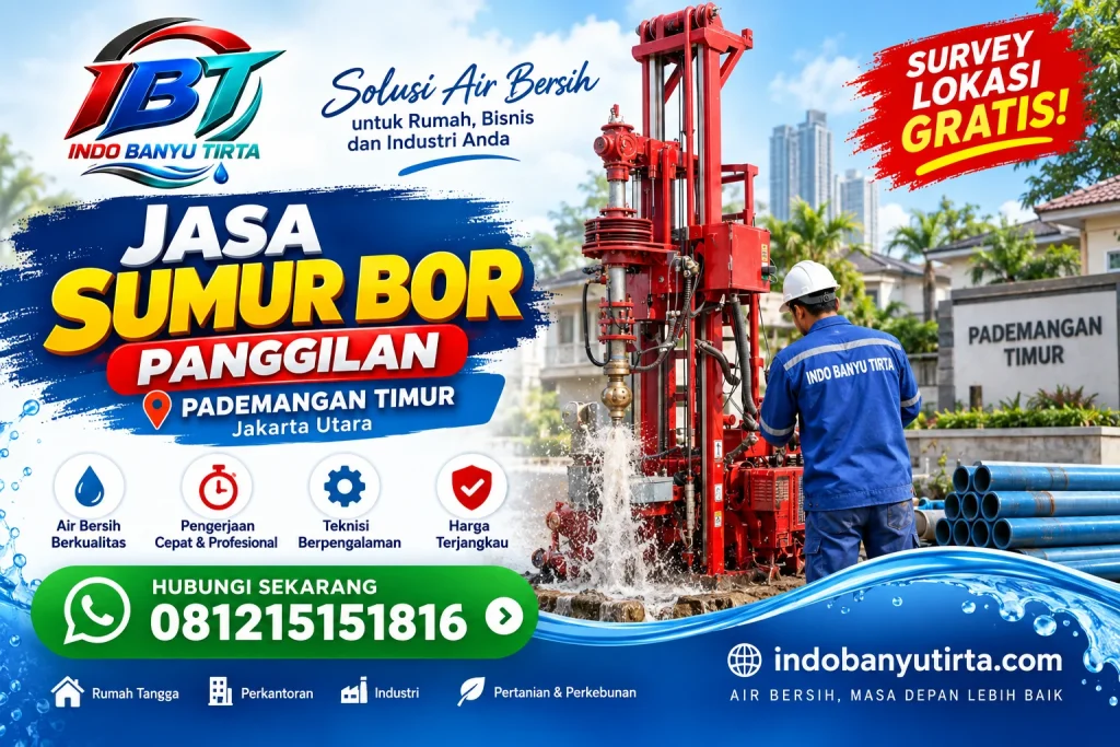 Jasa Sumur Bor Panggilan di Pademangan Timur