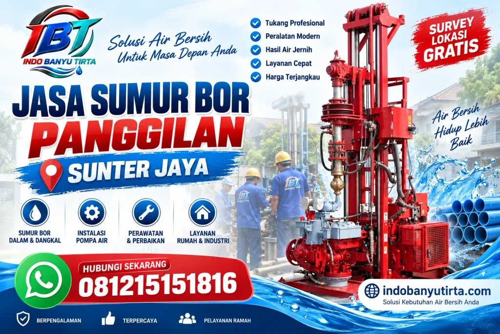 Jasa Sumur Bor Panggilan Sunter Jaya