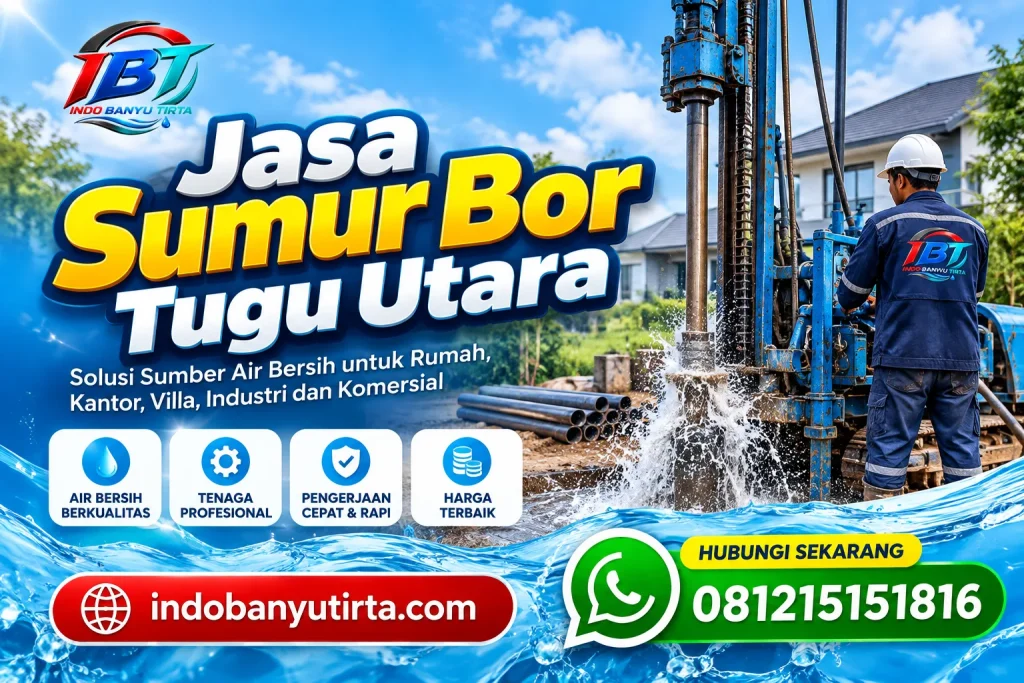 Jasa Sumur Bor Tugu Utara