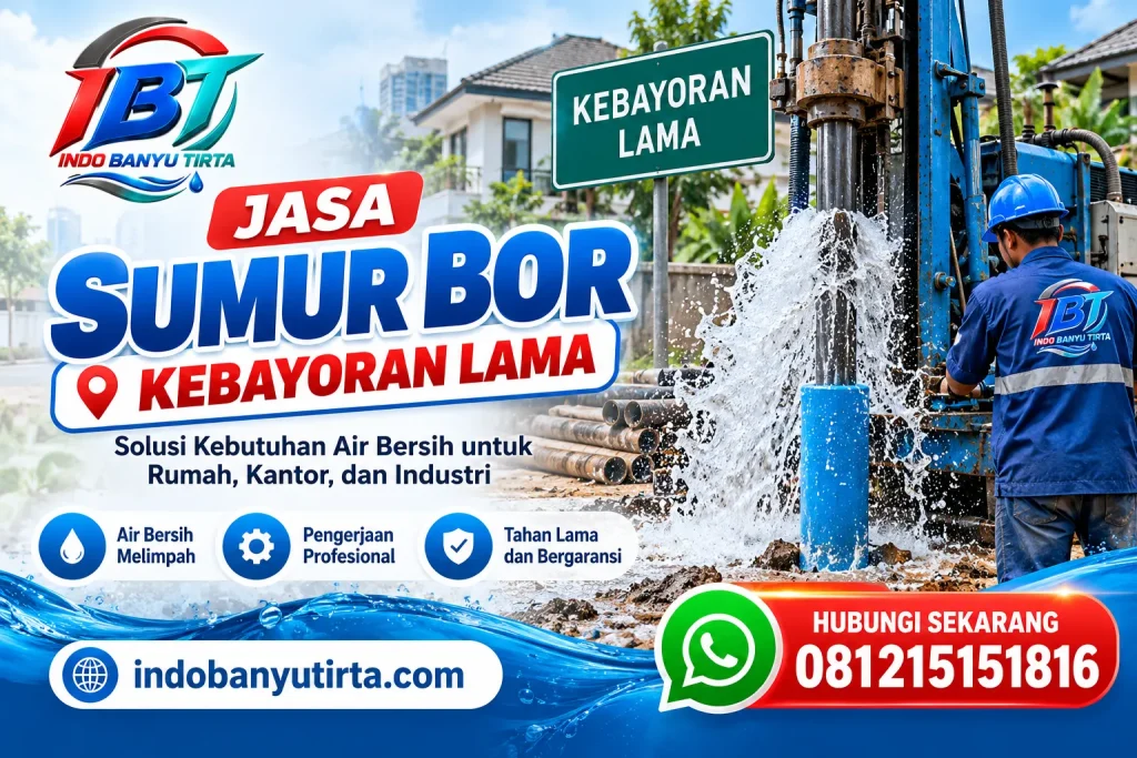 Jasa Sumur Bor Kebayoran Lama