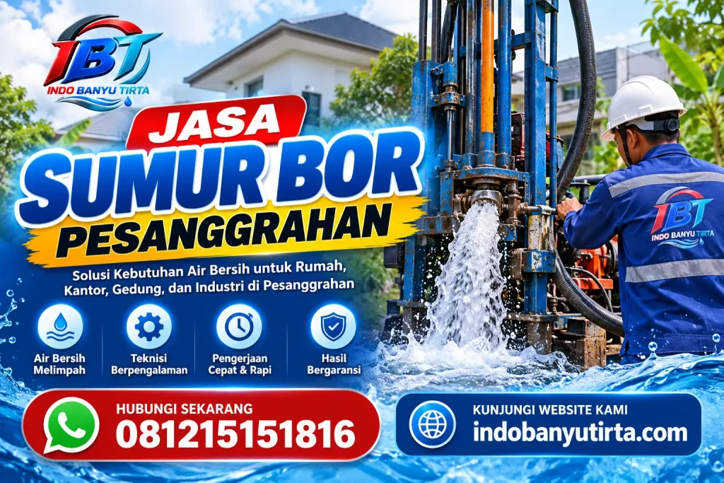 Jasa Sumur Bor Pesanggrahan