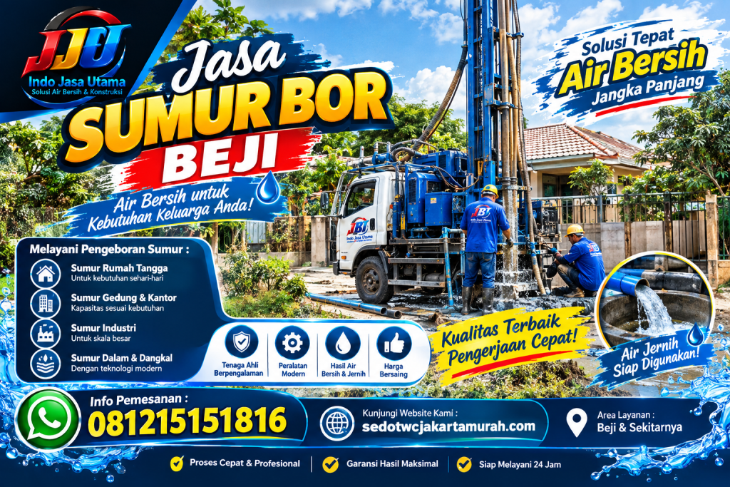 Jasa Sumur Bor Beji