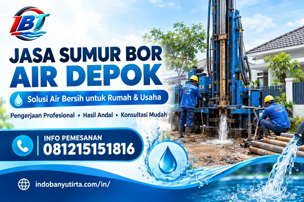 Jasa Sumur Bor Air Depok