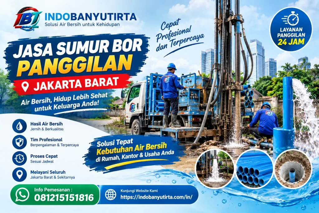 Jasa Sumur Bor Panggilan Jakarta Barat