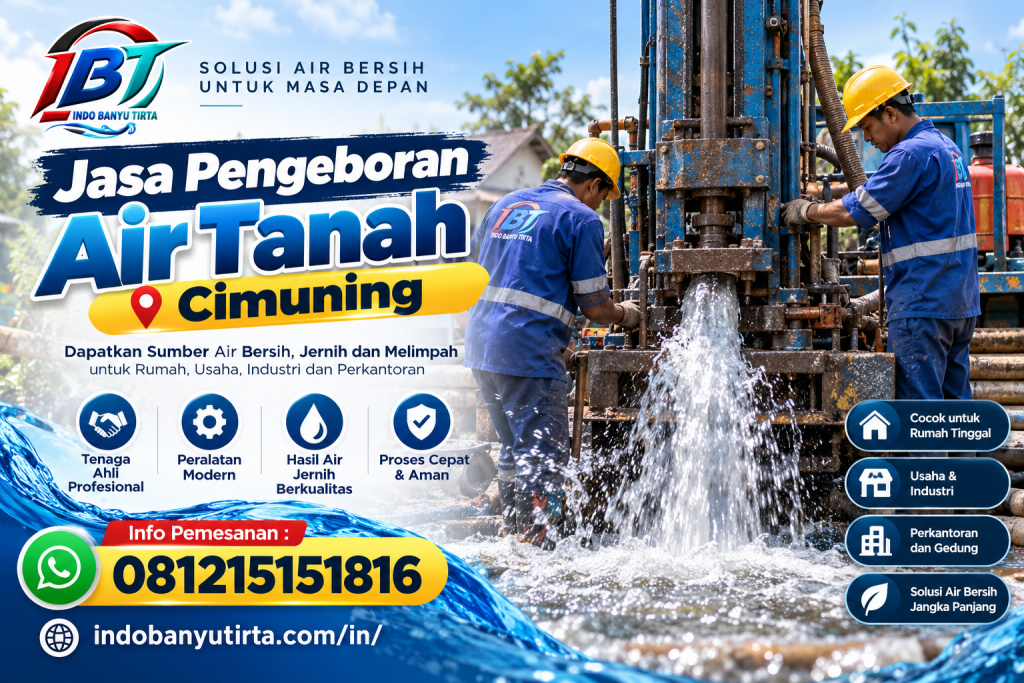 Jasa Pengeboran Air Tanah Cimuning