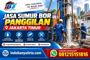 Jasa Sumur Bor Panggilan Jaktim