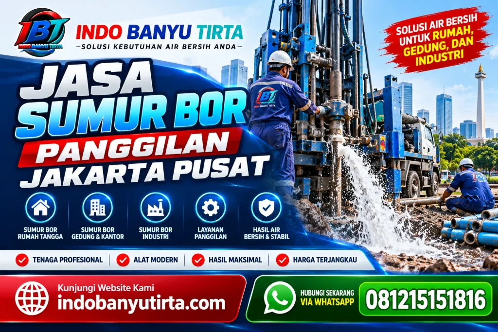 Jasa Sumur Bor Panggilan Jakpus