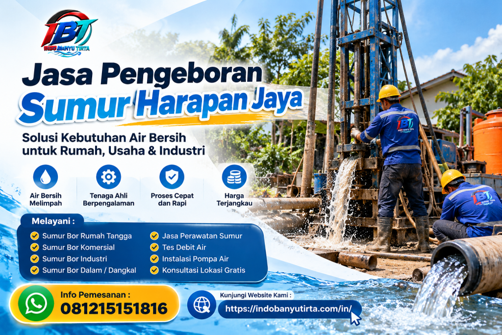 Jasa Pengeboran Sumur Harapan Jaya