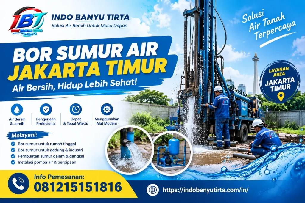 Bor Sumur Air Jakarta Timur